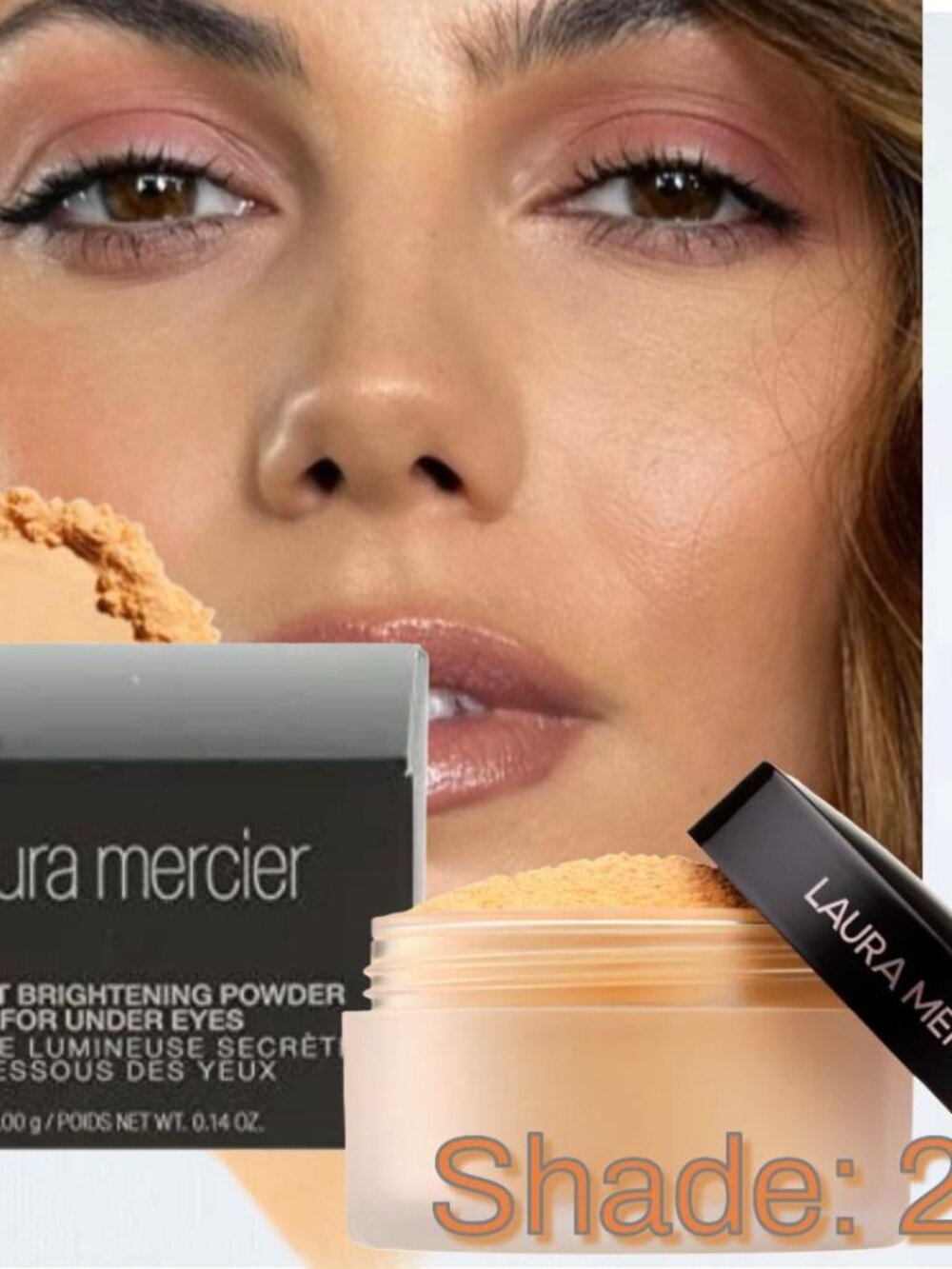 LAURA MERCIER Secret Brightening Powder for Under Eyes*~ Shade 2 NIB/Sealed 4g